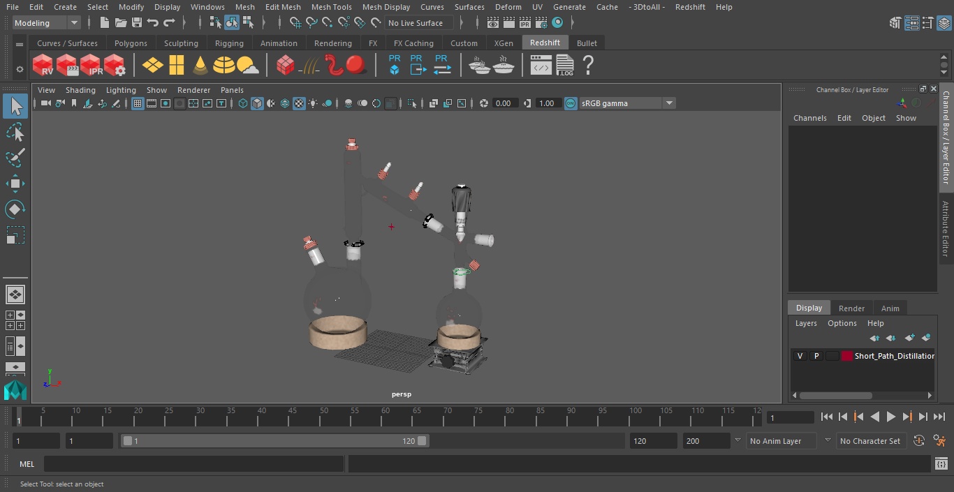 Short Path Distillation Kit 3D