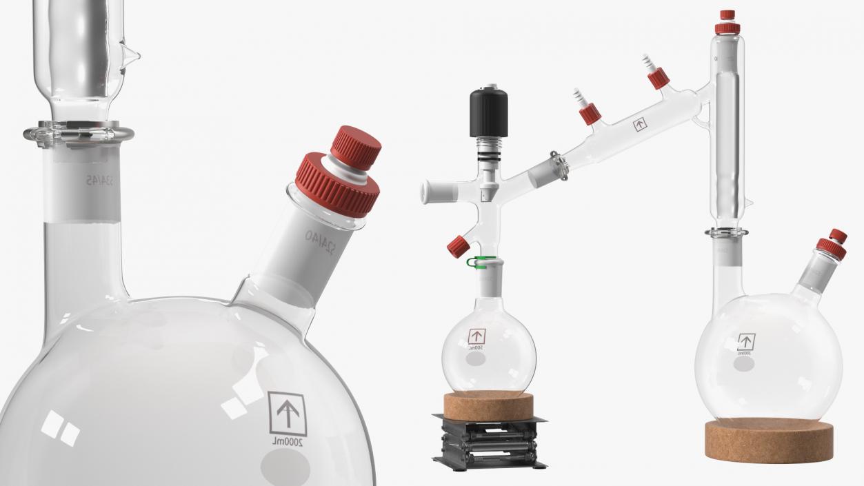 Short Path Distillation Kit 3D