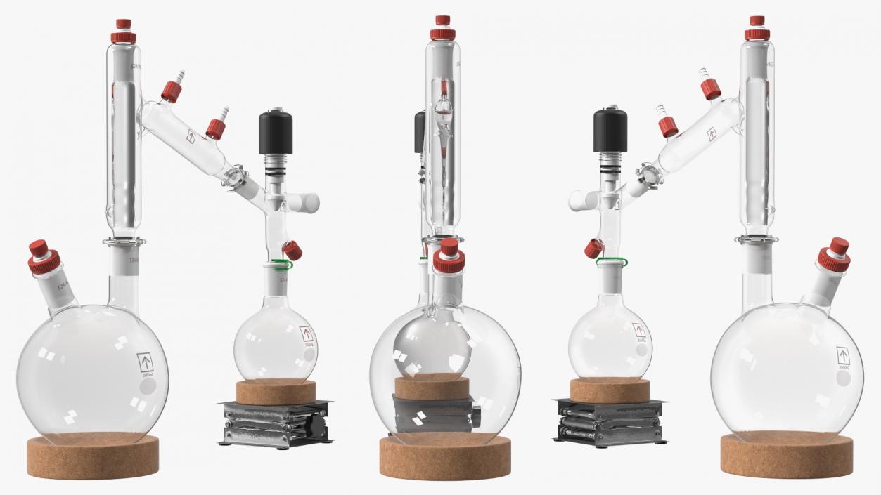 Short Path Distillation Kit 3D