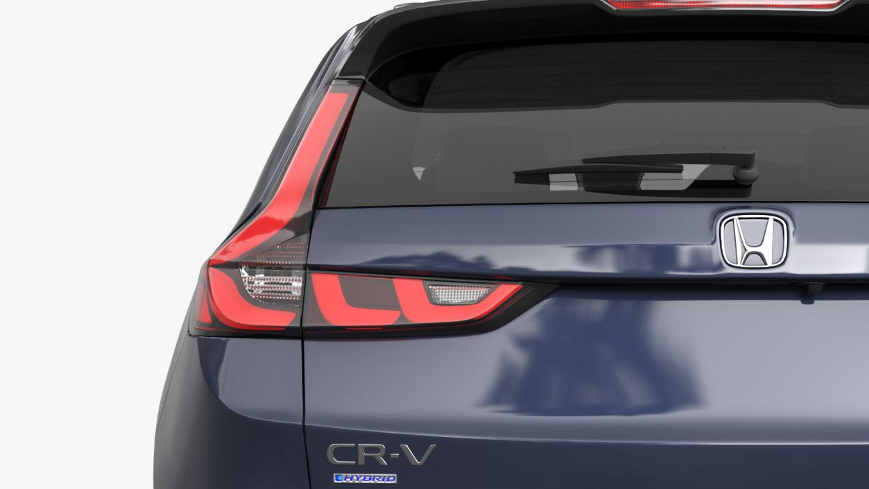 2025 Honda CR-V Blue Rigged 3D