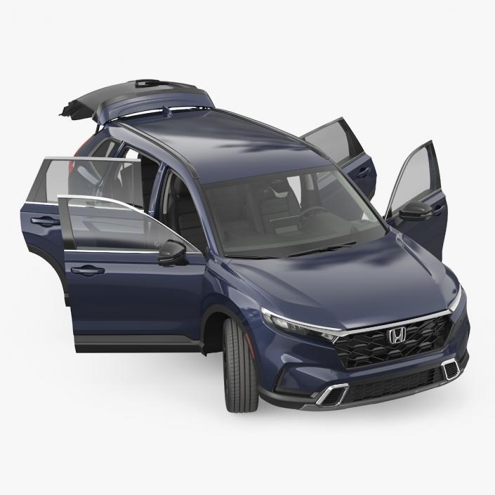 2025 Honda CR-V Blue Rigged 3D