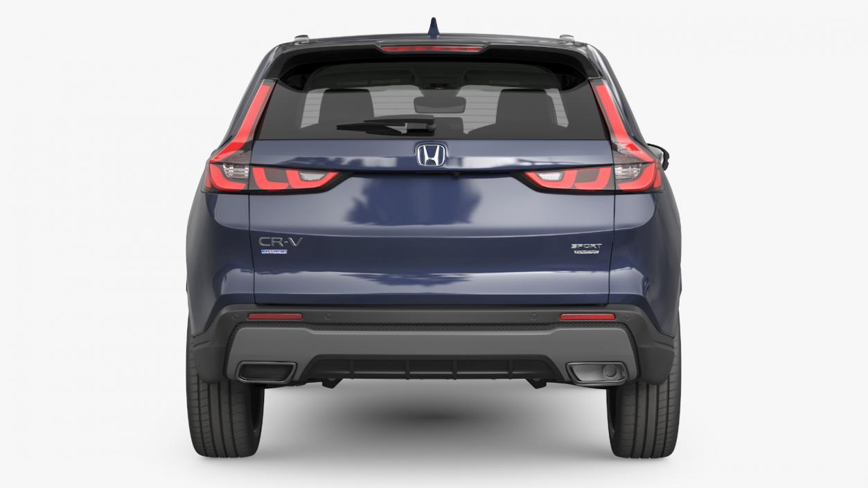 2025 Honda CR-V Blue Rigged 3D