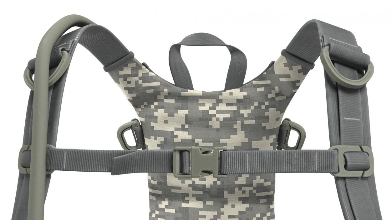 3D Military Hydration Backpack Carrier Worn Position 2