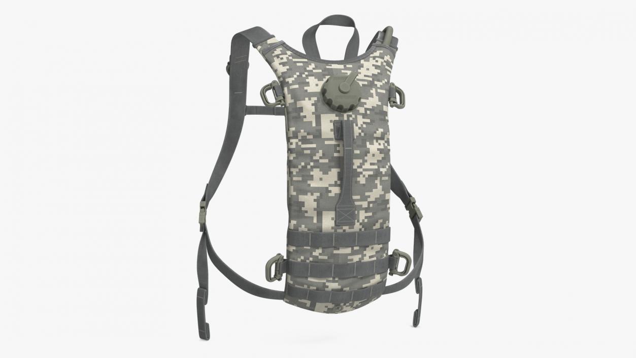 3D Military Hydration Backpack Carrier Worn Position 2