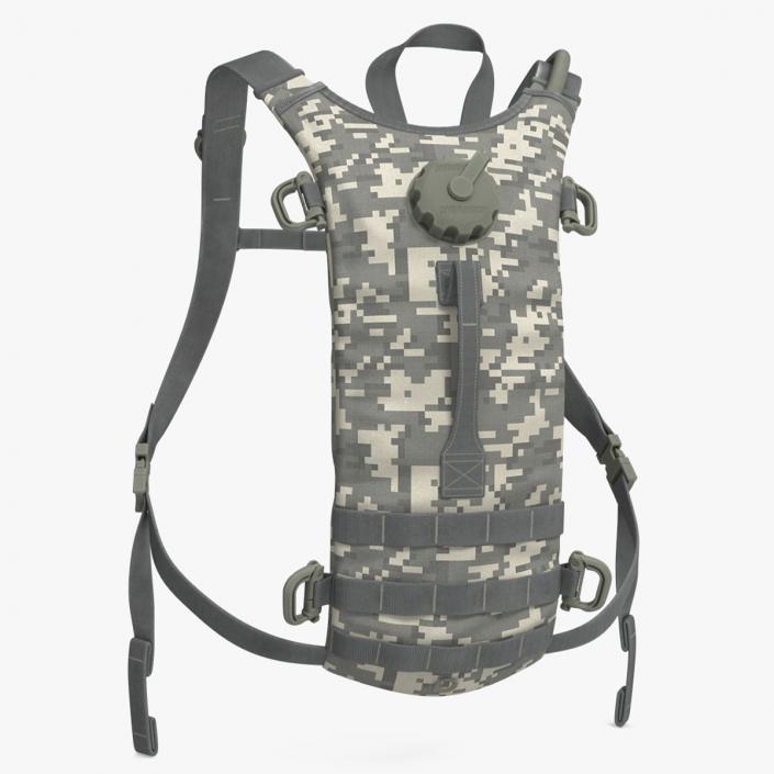 3D Military Hydration Backpack Carrier Worn Position 2