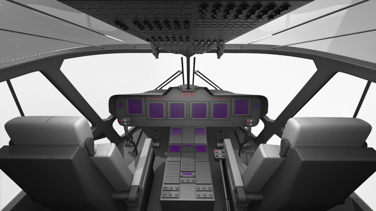 3D model AgustaWestland AW101 Merlin Royal Air Force Rigged