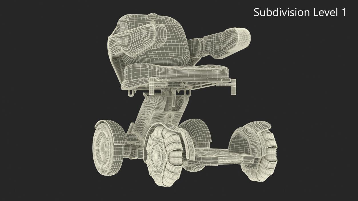 3D model JBH Intelligent Electric Wheelchair