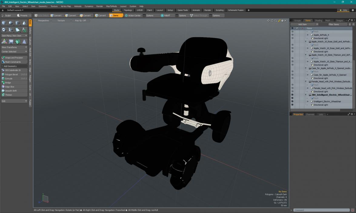 3D model JBH Intelligent Electric Wheelchair