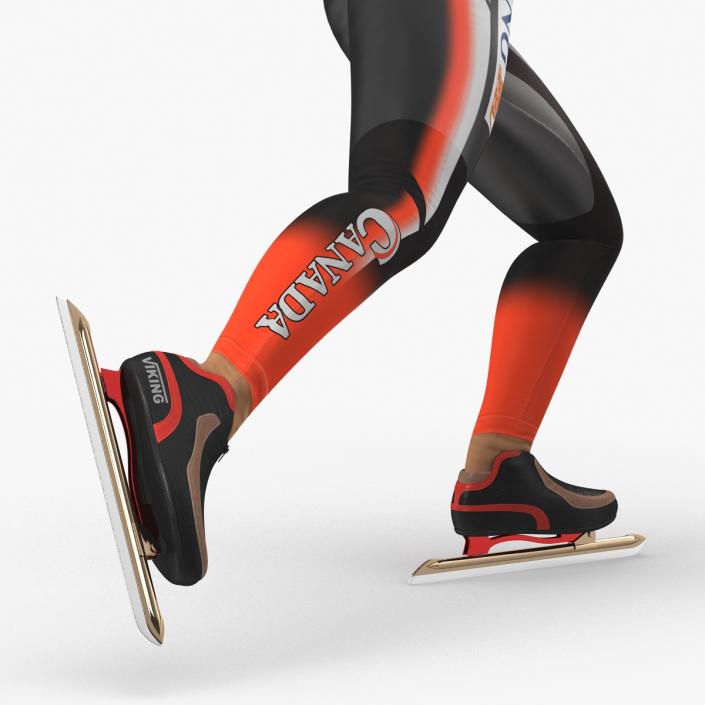 Speed Skater 2 Runs 3D model