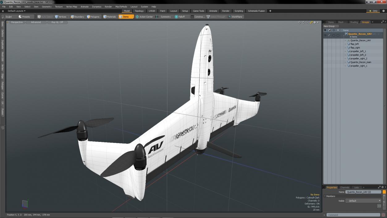 Quantix Recon UAV 3D