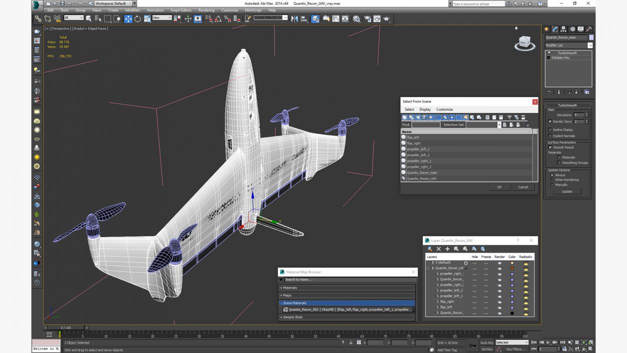 Quantix Recon UAV 3D