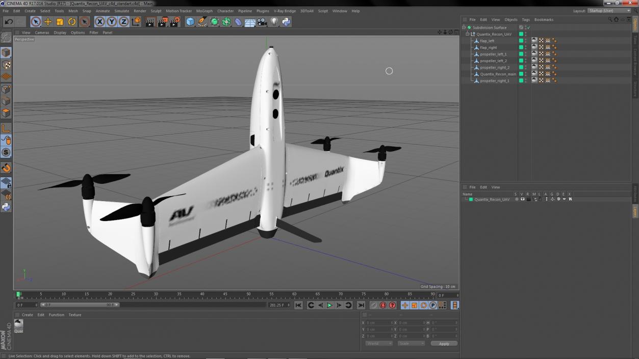 Quantix Recon UAV 3D