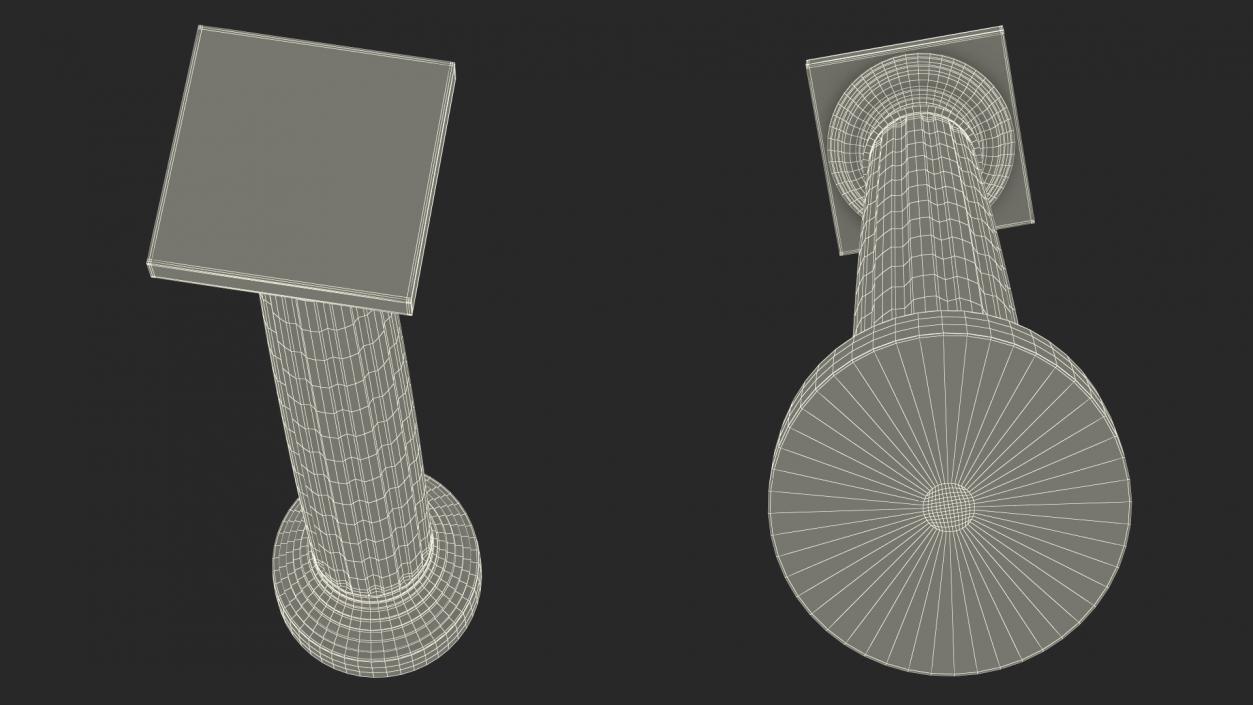 Doric Order Greek Column 3D model