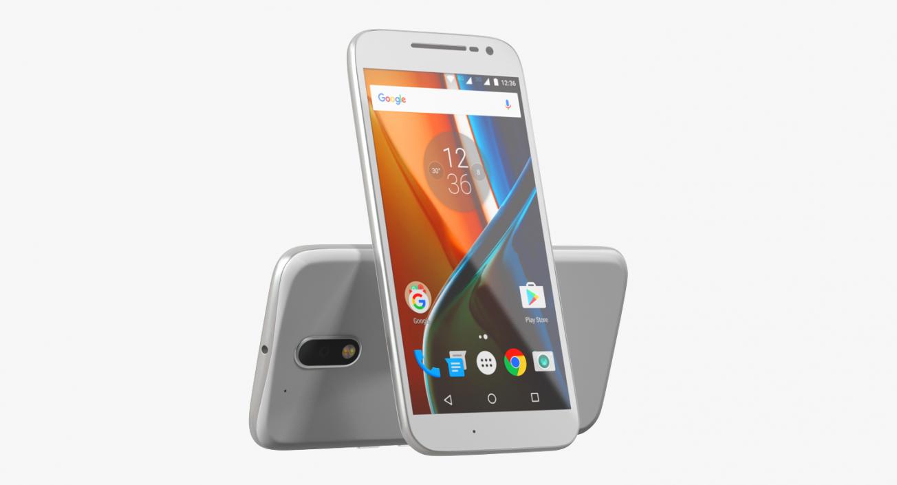 Motorola Moto G4 White 3D