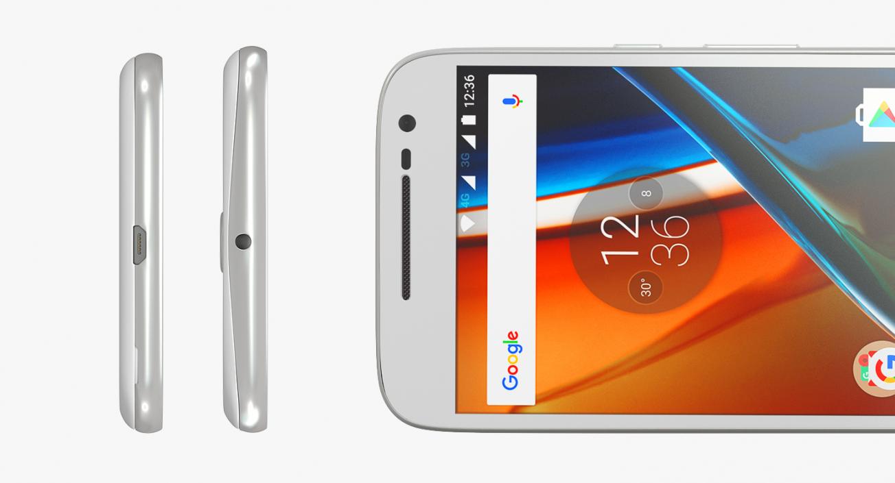 Motorola Moto G4 White 3D