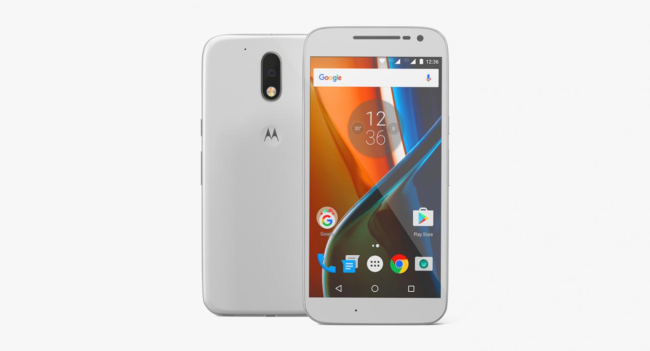 Motorola Moto G4 White 3D