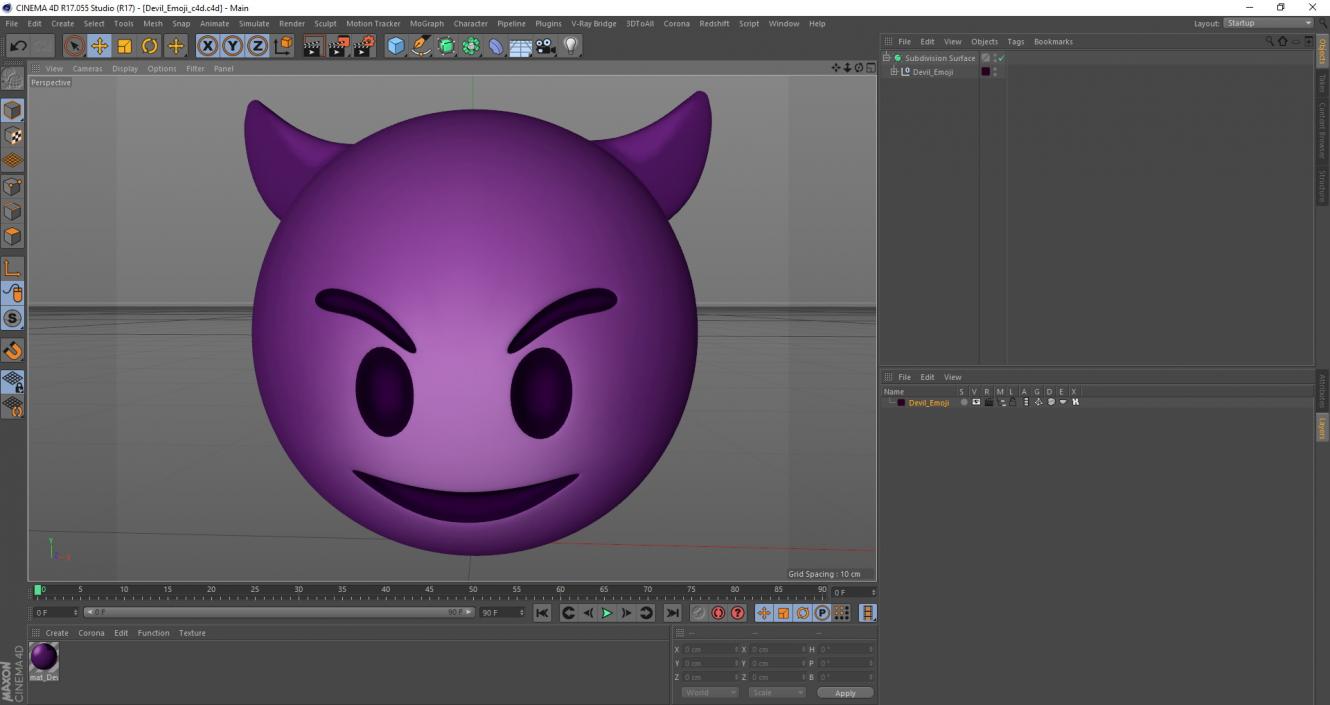 3D Devil Emoji