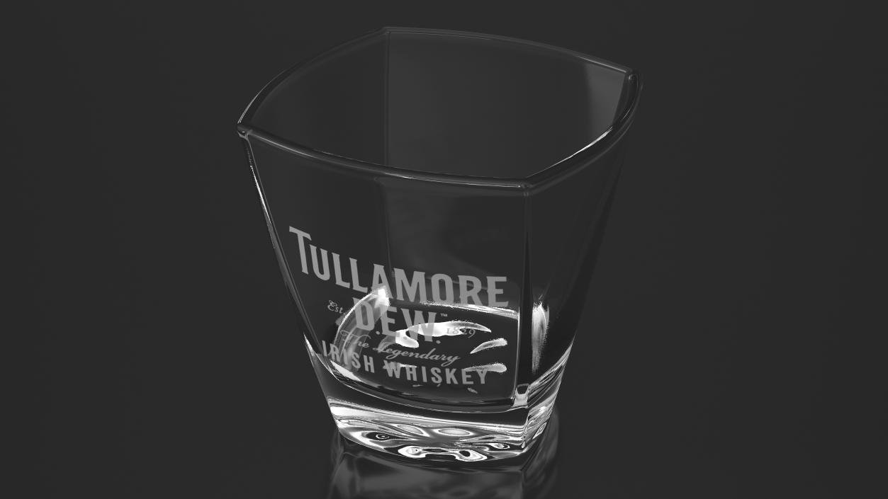 3D model Tullamore Dew Rocks Glass