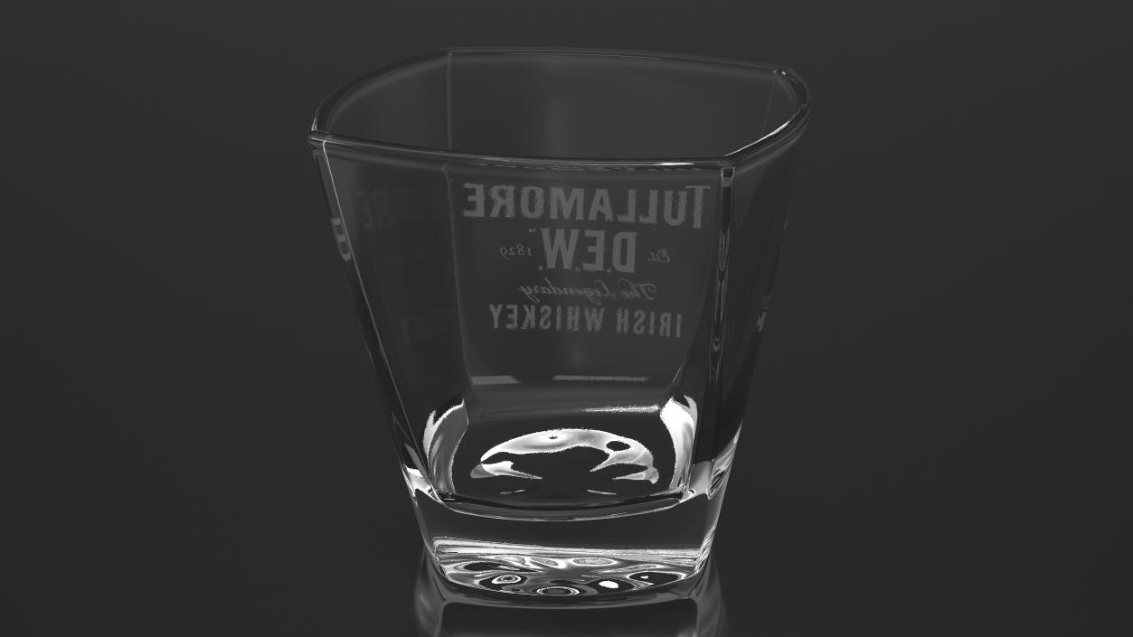 3D model Tullamore Dew Rocks Glass