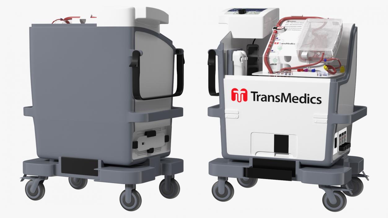 3D model Transmedics Organ Care System with Heart