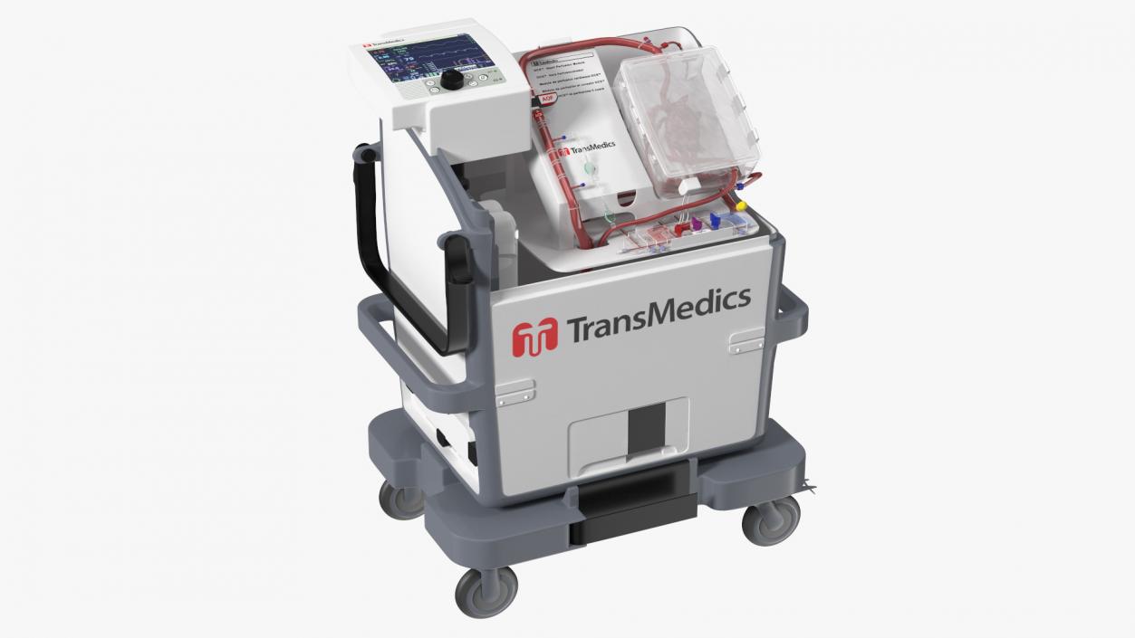 3D model Transmedics Organ Care System with Heart