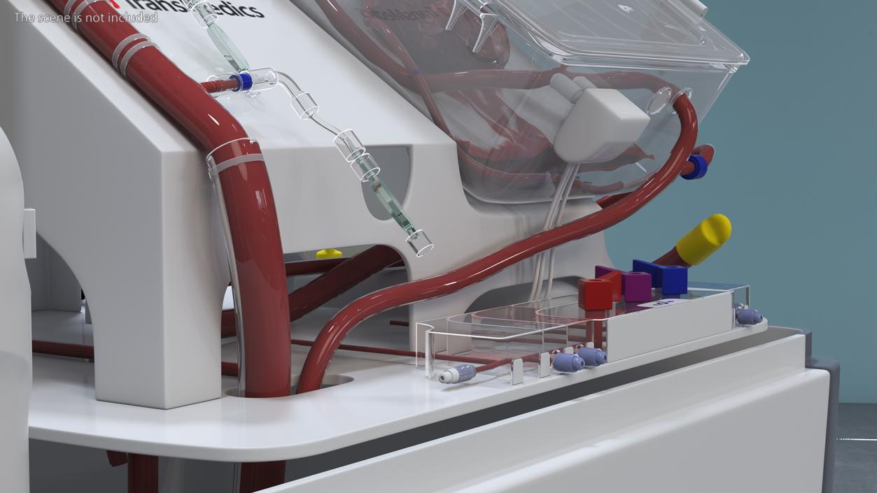 3D model Transmedics Organ Care System with Heart