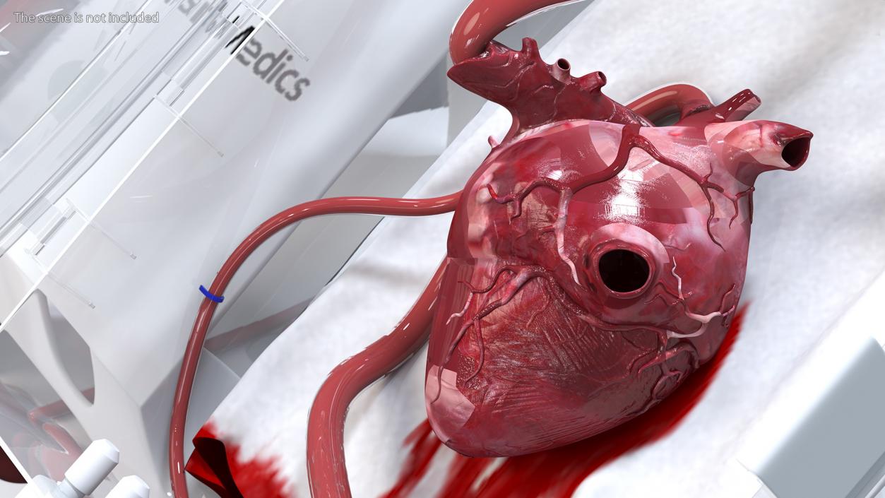 3D model Transmedics Organ Care System with Heart