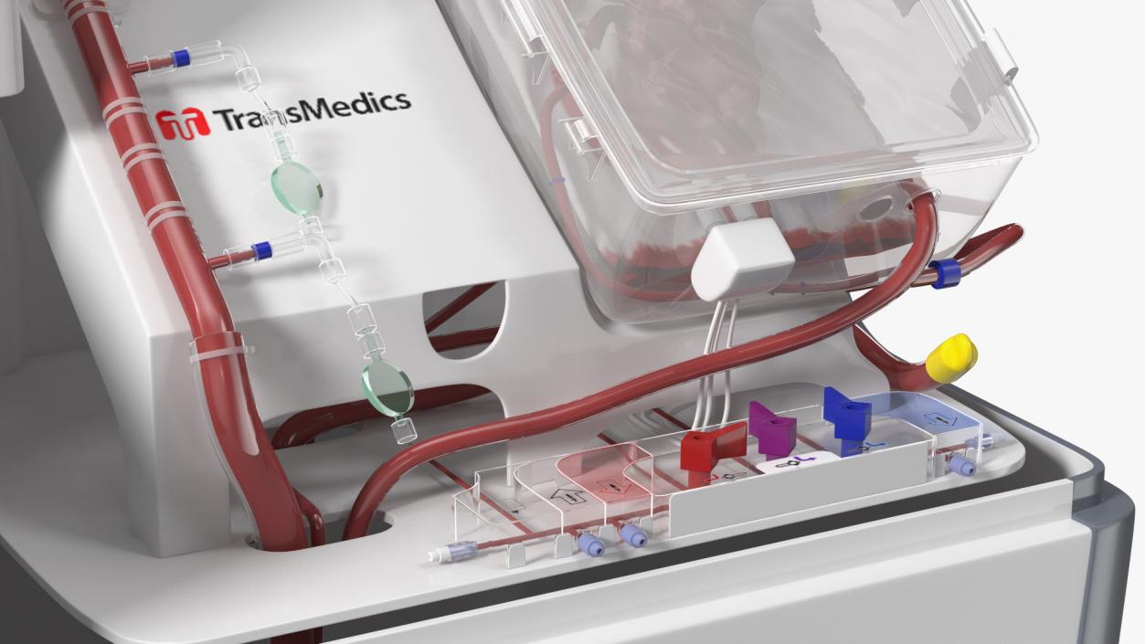 3D model Transmedics Organ Care System with Heart