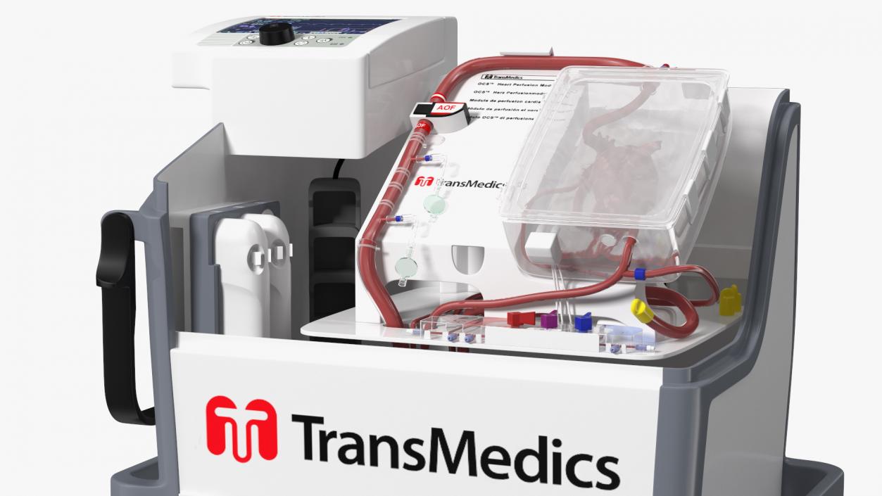 3D model Transmedics Organ Care System with Heart