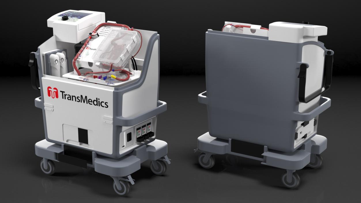 3D model Transmedics Organ Care System with Heart