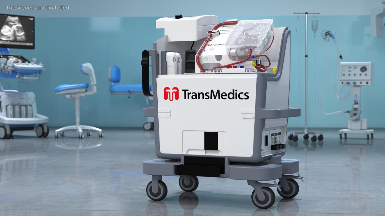 3D model Transmedics Organ Care System with Heart