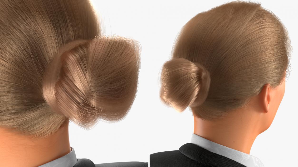 3D Professional Businesswoman Rigged model