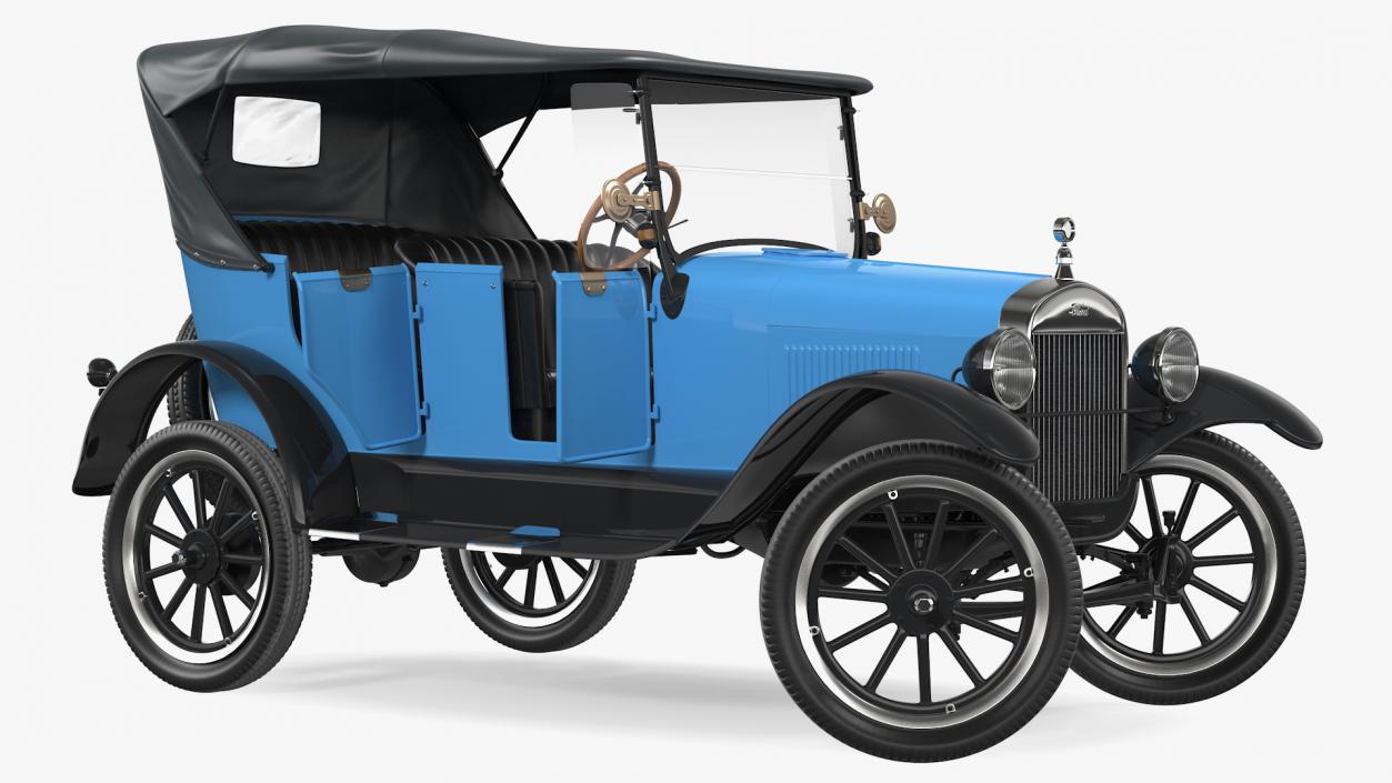 Ford Model T Rigged 3D model