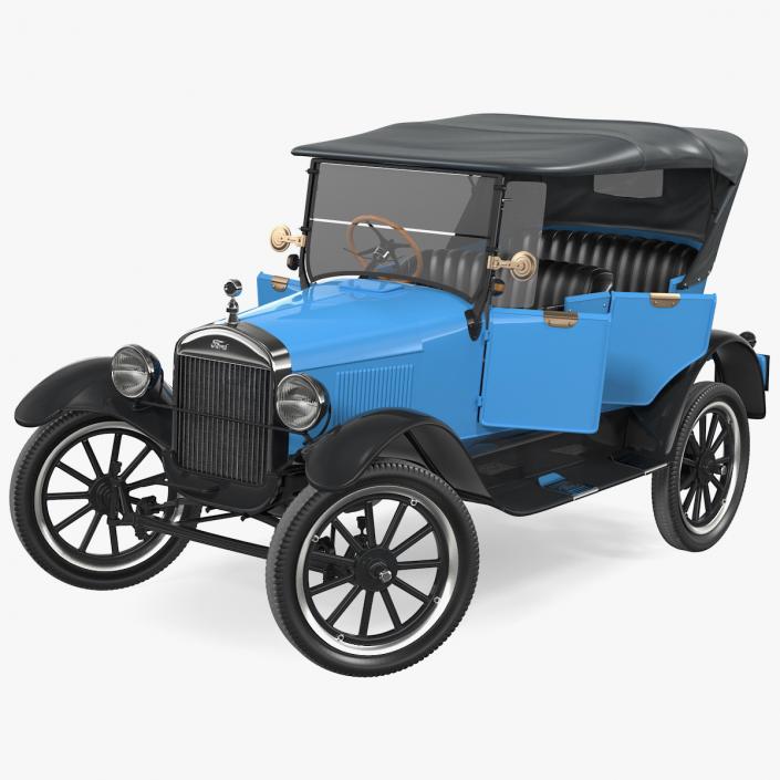 Ford Model T Rigged 3D model