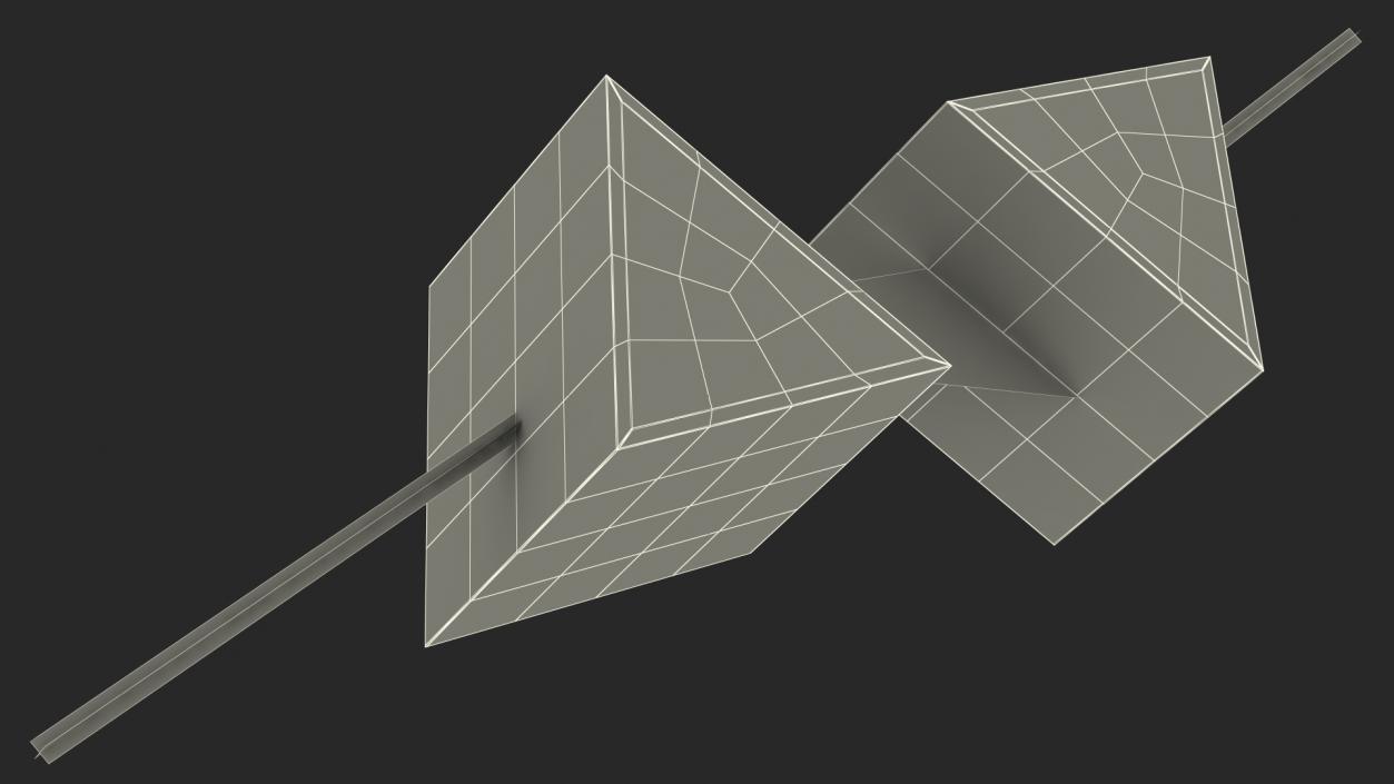 Inverted Prisms Light Spectrum Recombination 3D model