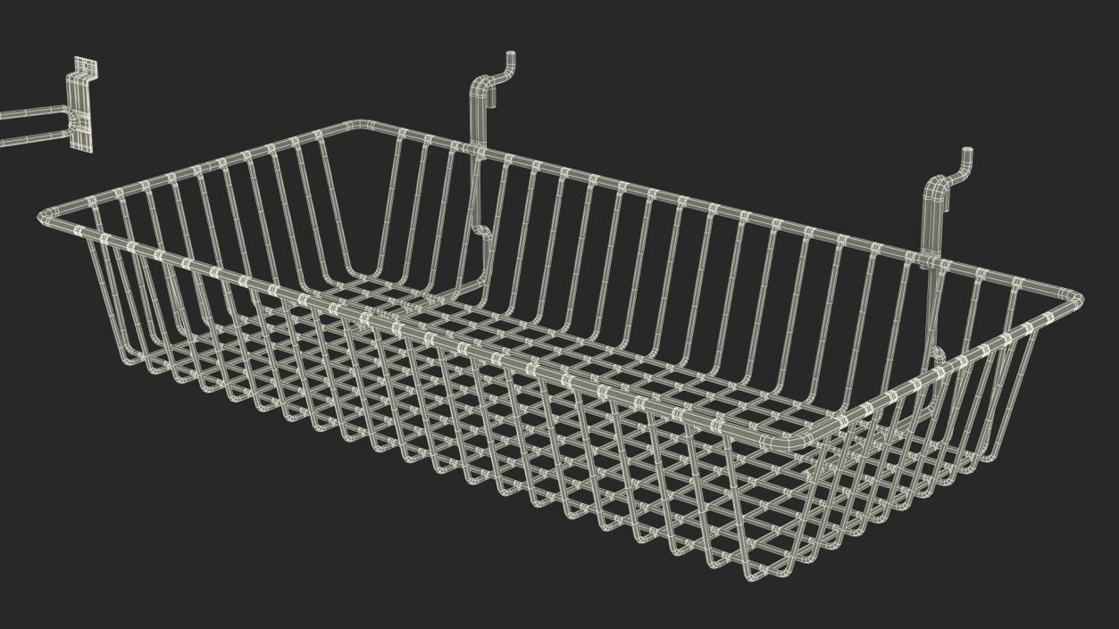 3D model Slatwall Accessories