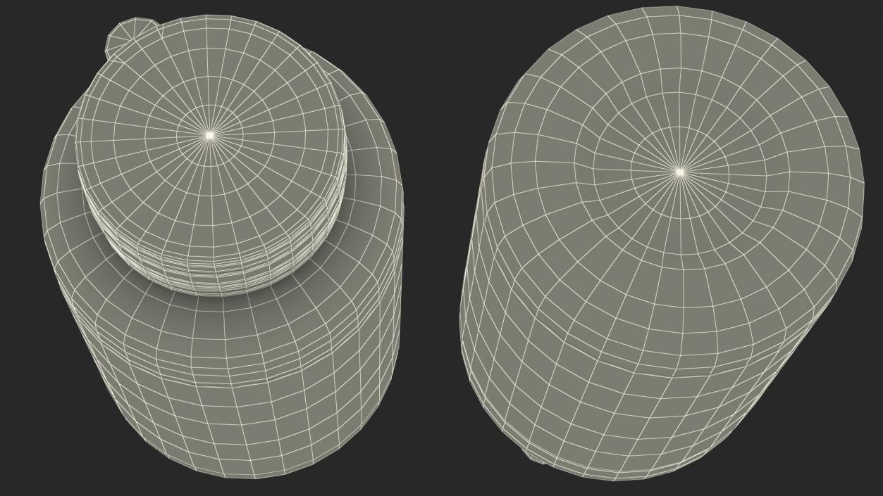 3D Brain Elevate 120 Vcaps Container model