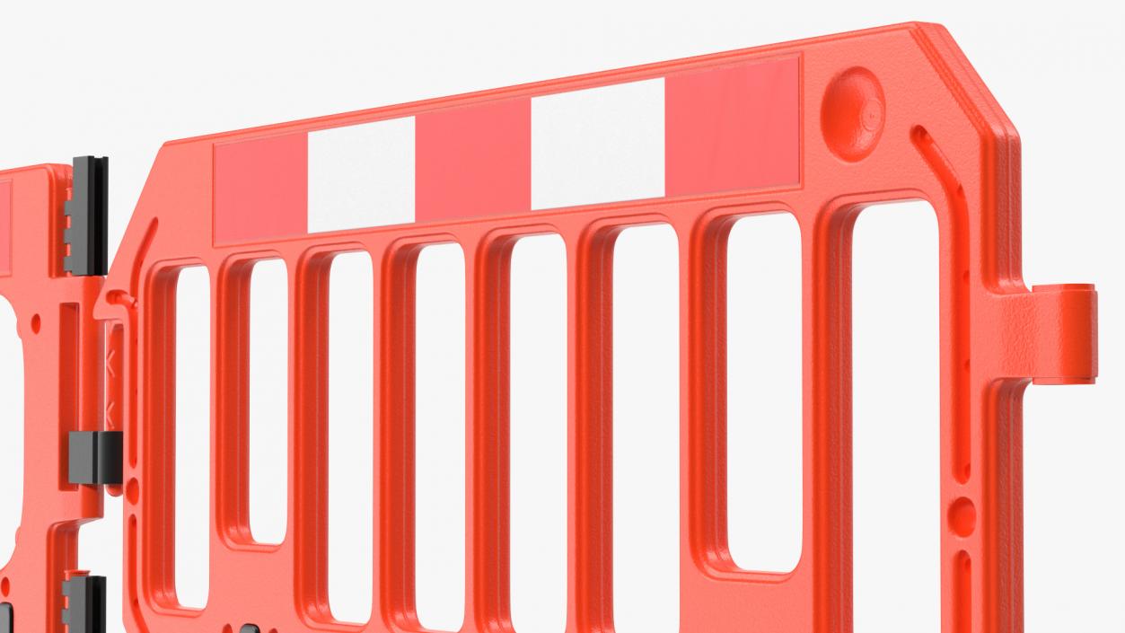 Traffic Management Road Safety Barrier Set 3D