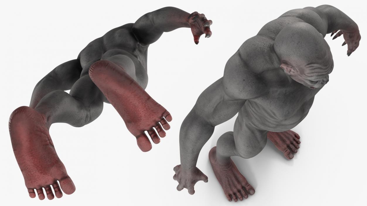 Monster Beasts Rigged Collection 2 3D model