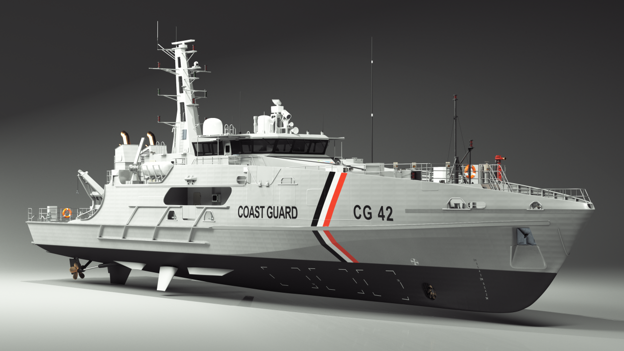 Patrol Boat TTS Scarborough CG42 3D