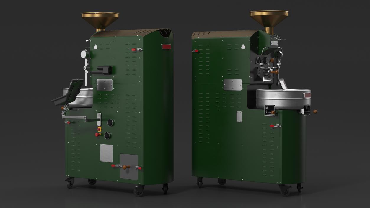 3D Coffee Roaster Machine Green model