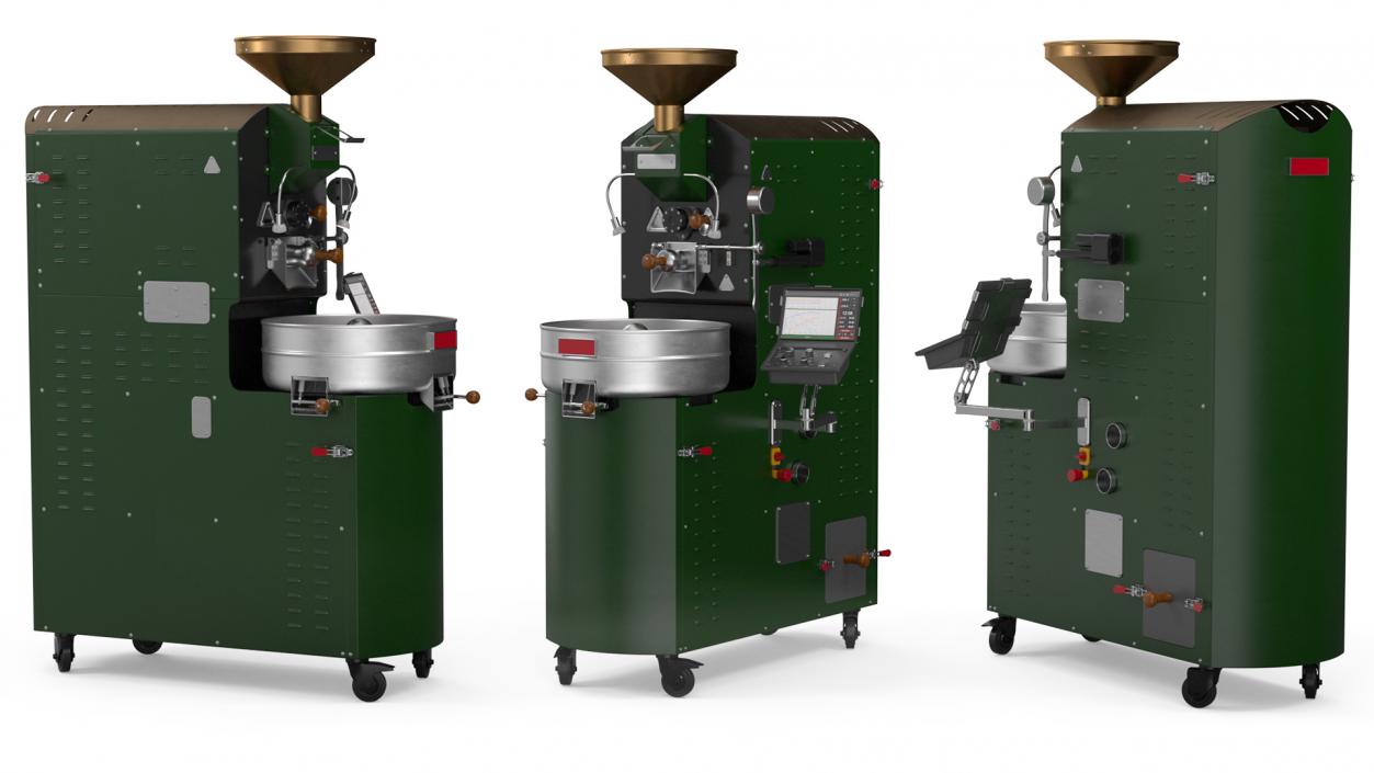 3D Coffee Roaster Machine Green model