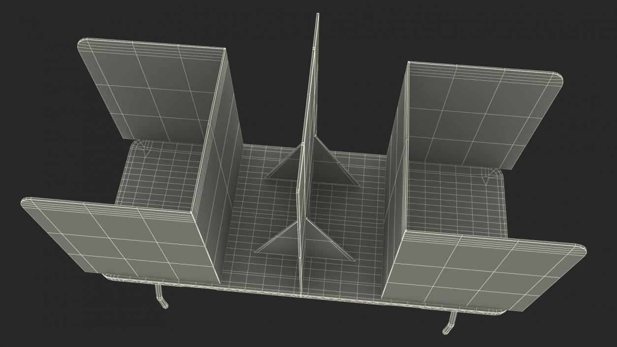 Voting Table with Partition 3D