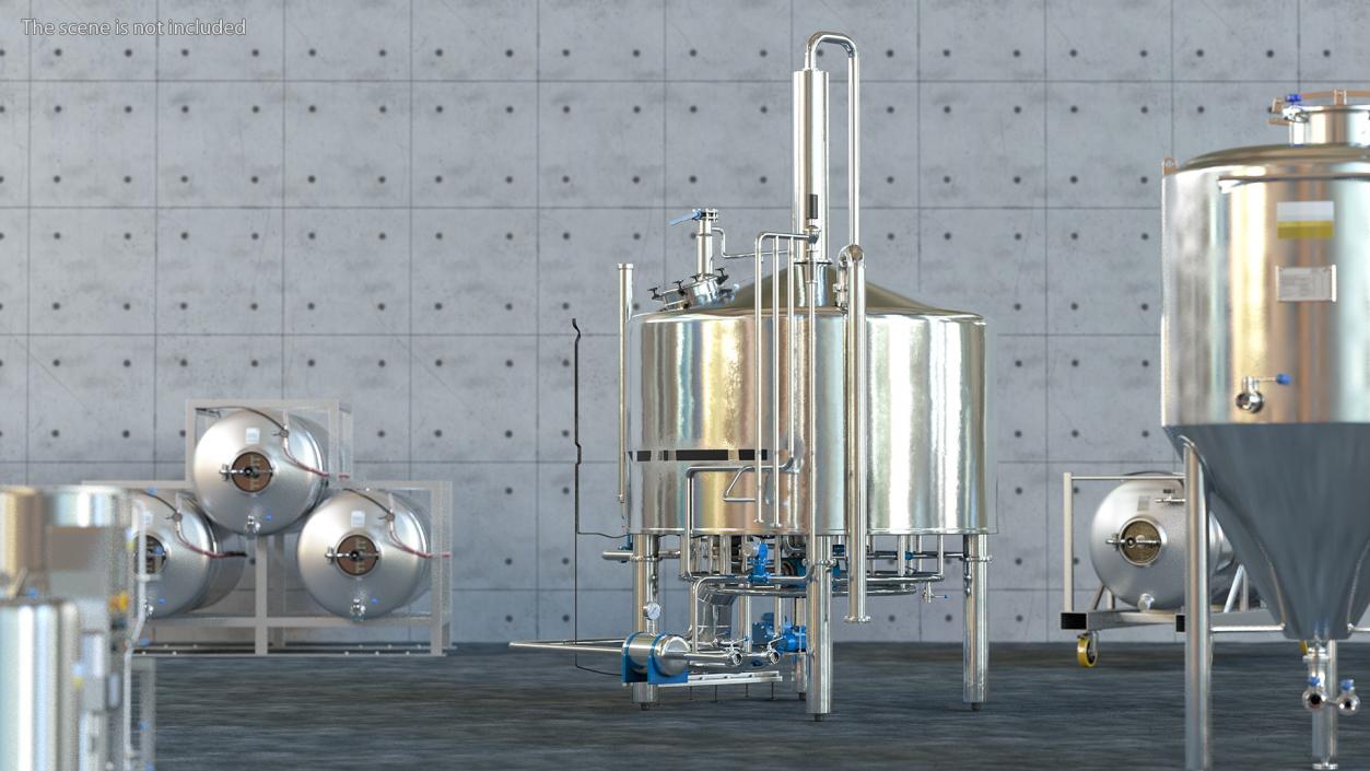 Whisky Distillation Equipment 3D model