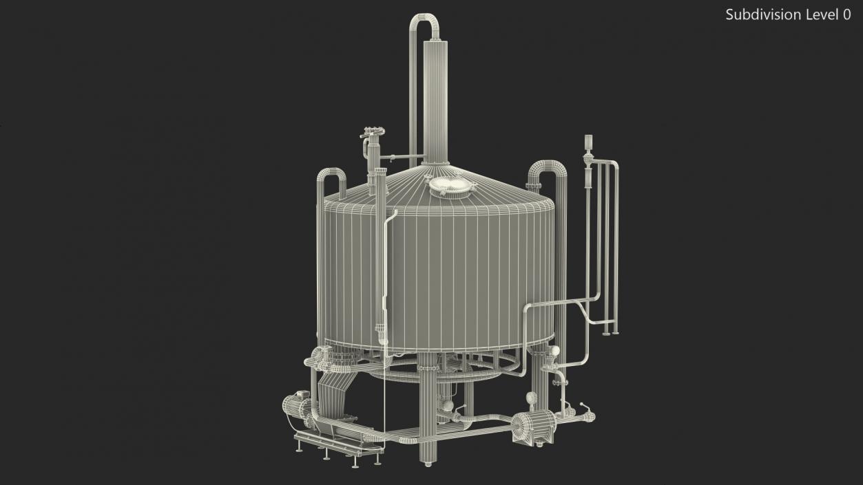 Whisky Distillation Equipment 3D model