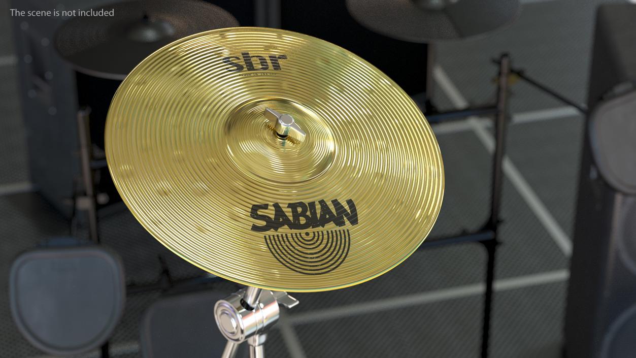 Sabian Sbr Brass Cymbal Set 3D