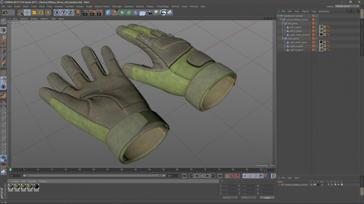 3D Tactical Military Gloves 2