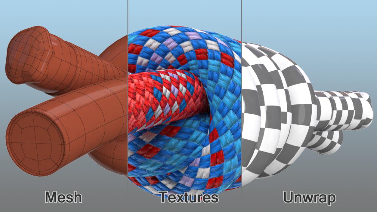 3D Rope Knots Collection 3 model