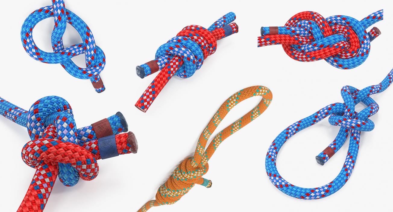 3D Rope Knots Collection 3 model