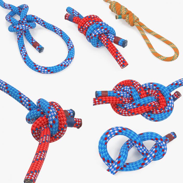 3D Rope Knots Collection 3 model